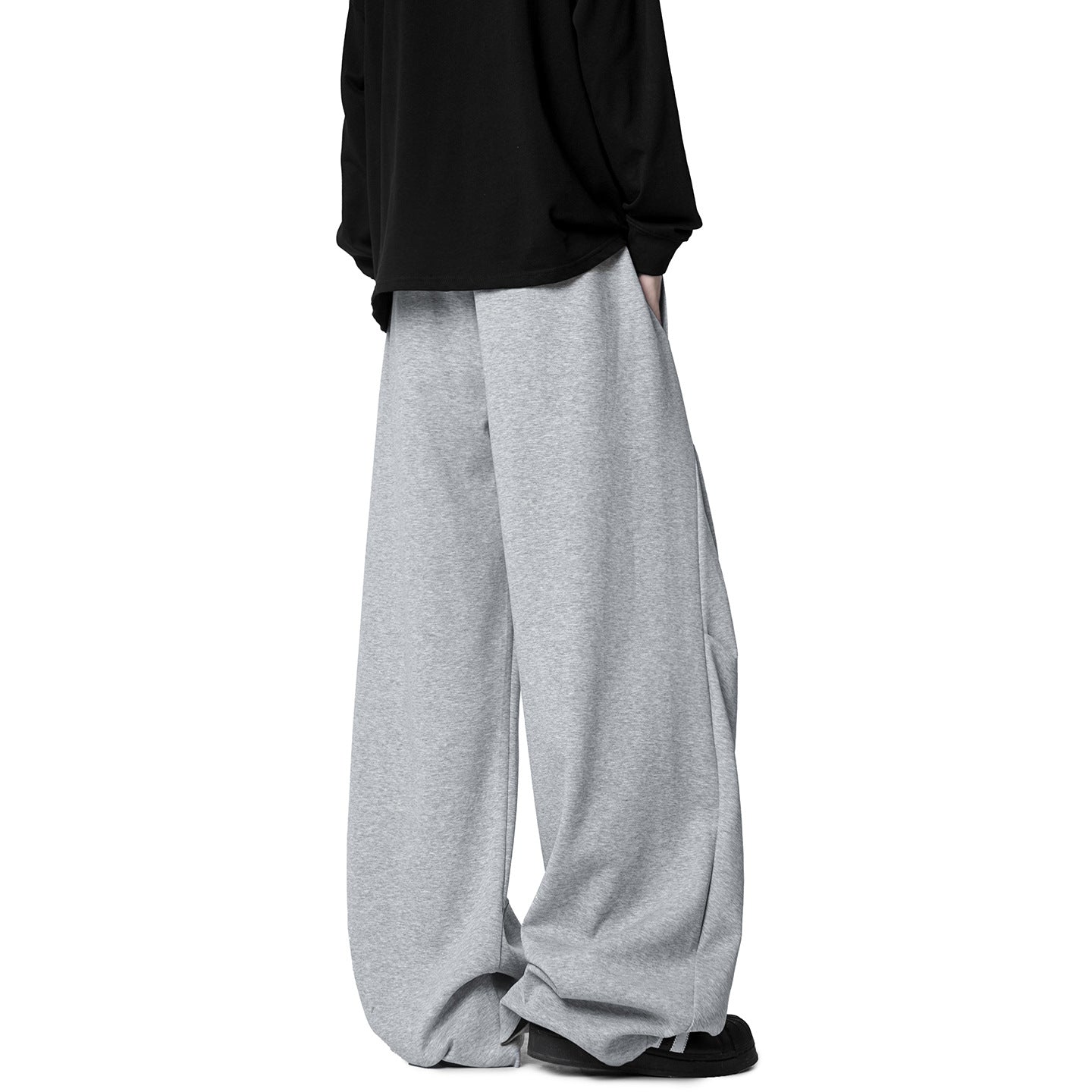 Retro Wide Leg Sweatpants for Women Soft Lounge Daily Wear globalswanky 03