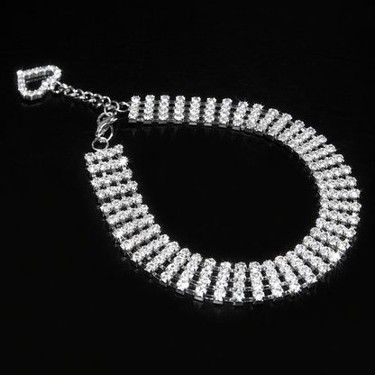 Rhinestone Pet Collar – Four-Row Heart-Shaped Chain for Pets
global-swanky-3