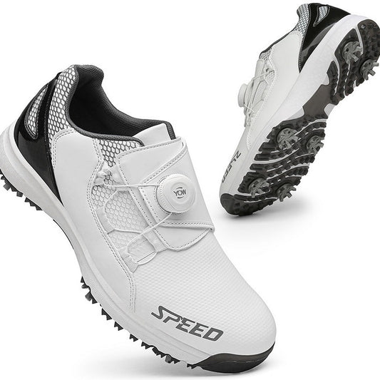  Rotating Buckle Golf Shoes with Removable Spikes Comfort /global-swanky 3