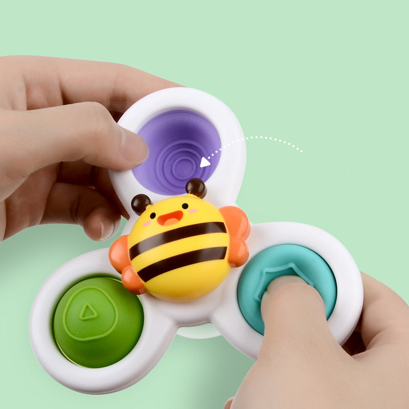 Rotating Flowers Baby Bath Spinning Top Toy for Kids Bath Fun globalswanky 03