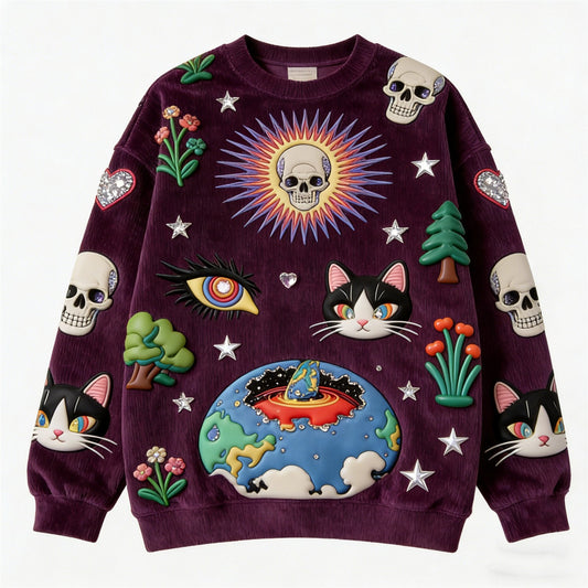 Round Neck Sweater – Perfect for Casual and Winter Fashion global swanky 3