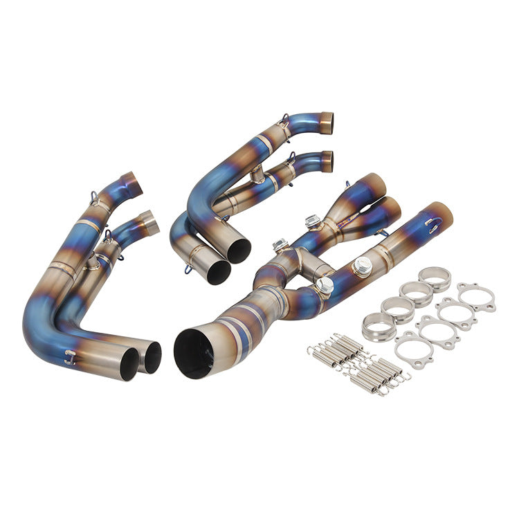 S1000RR Titanium Front Exhaust Pipe Modified Upgrade Now global swanky 2