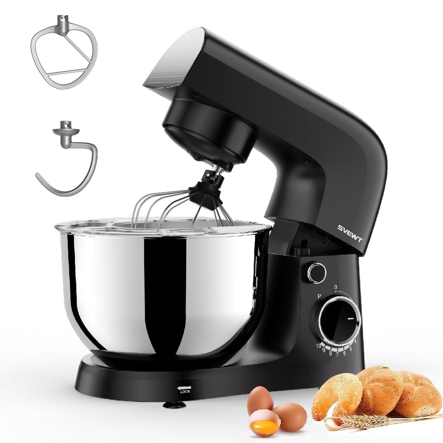 SVEWT SM-1540 1500W Stand Mixer with 5.5L Stainless Bowl Pro globalswanky 01