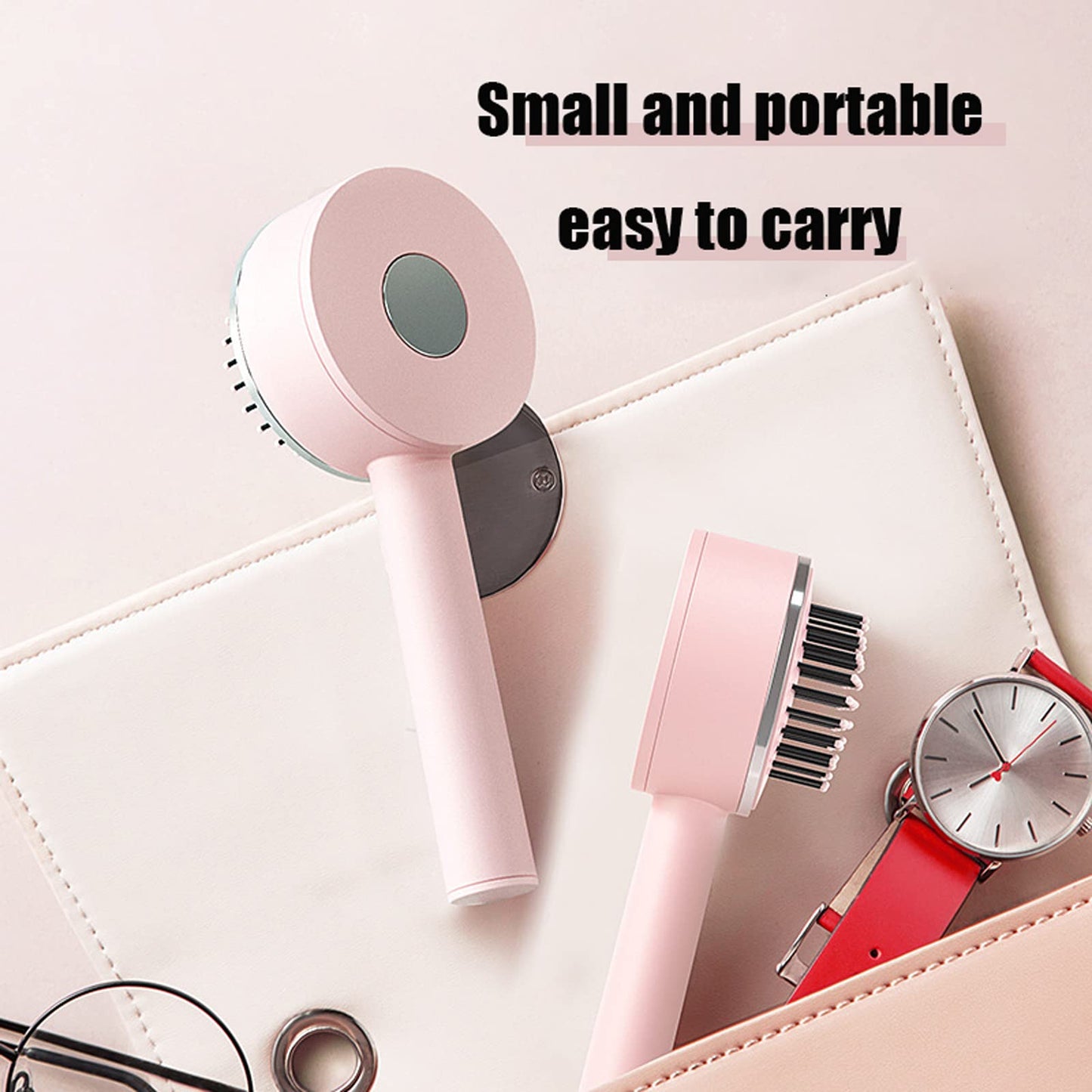 Self-Cleaning Hair Brush Anti-Static Airbag Massage Comb globalswanky 01