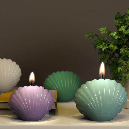Shell Silicone Mold for DIY Candles and Coastal Craft Decor Globall Swanky 2