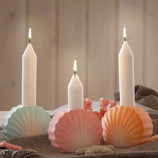 Shell Silicone Mold for DIY Candles and Coastal Craft Decor Globall Swanky 3