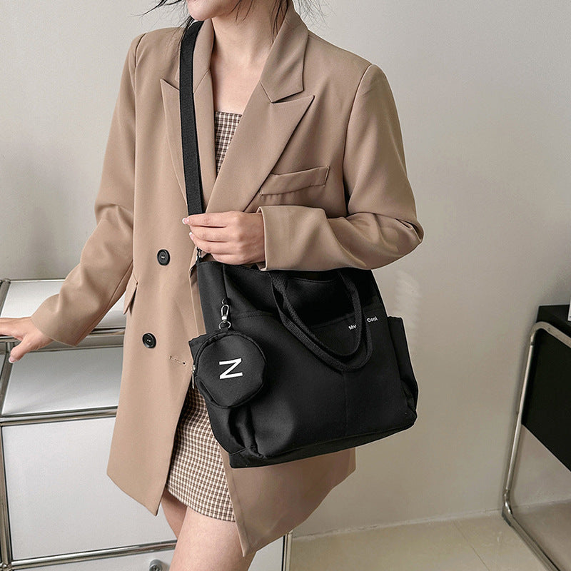 Shoulder Bag Canvas Tote Messenger Bag for Ladies Daily Carry Global swanky 2
