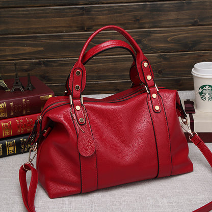 Shoulder Bag Retro Boston Handbag for Women Personalized Look Global swanky 1