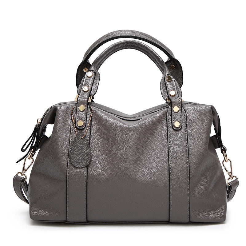 Shoulder Bag Retro Boston Handbag for Women Personalized Look Global swanky 2