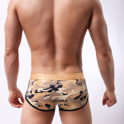 Silky High Elastic Men's Camouflage Fashion Boxer Briefs globalswanky 03