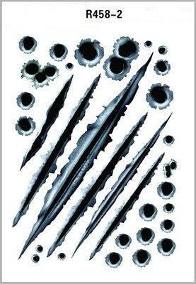 Simulation Bullet Hole Car Sticker, Car Bullet Hole Crack Car Sticker global swanky 2