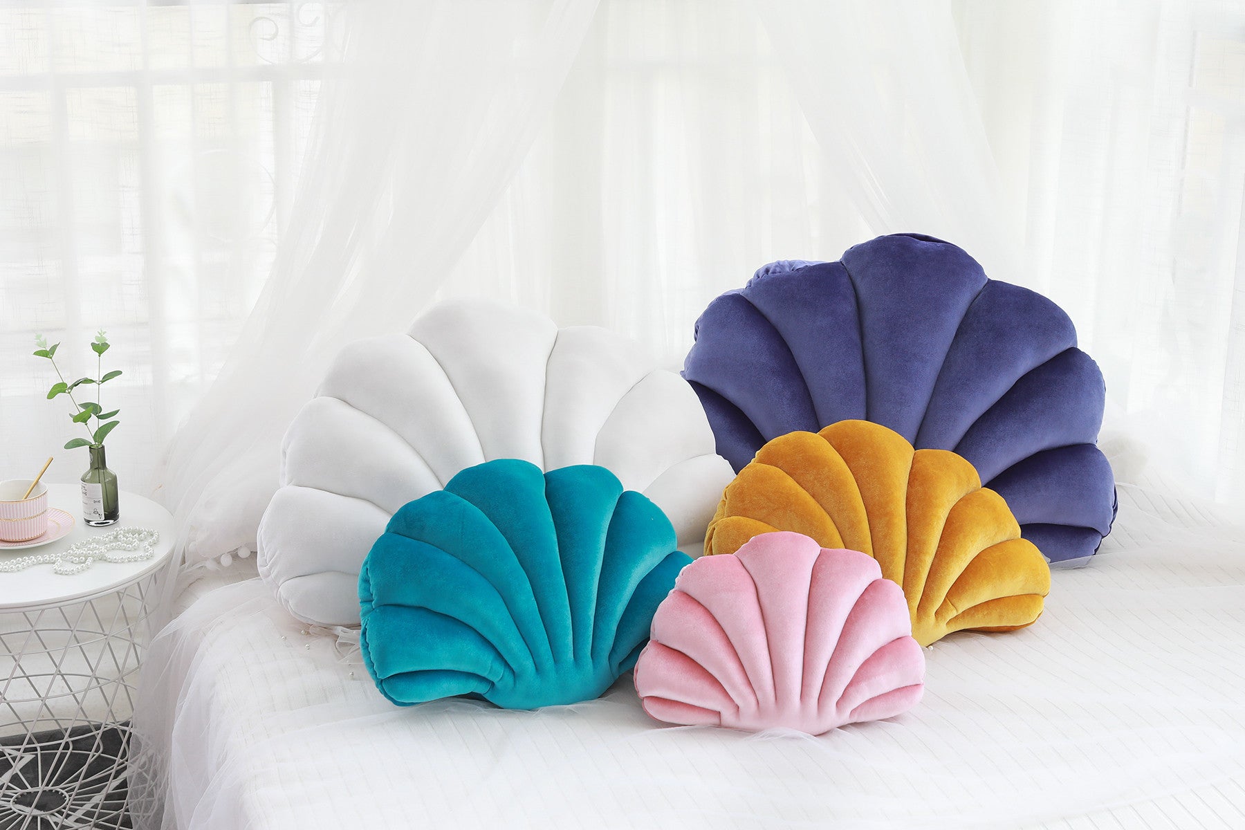  Simulation Shell Pillow Cushion Doll Soft Nap Decorative 
global-swanky 2