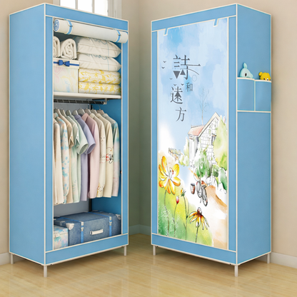 Single Dormitory Dust Closed Wardrobe – Compact Storage 
global-swanky 1