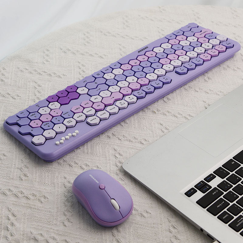 Skywalker Wireless Honeycomb Keyboard and Mouse Set for PC Use Global swanky 1