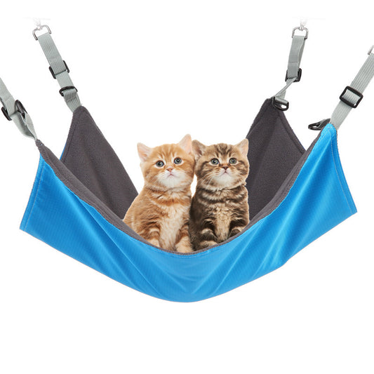 Small Cat And Dog Hanging Hammocks Can Be Used The Four Seasons With Plush And Waterproof Nylon Layer For Hanging Pet Supplies Pet Products Global swanky 3