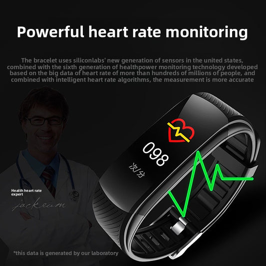 Smart Bracelet Fitness Tracker with Color Screen Display global-swanky 2