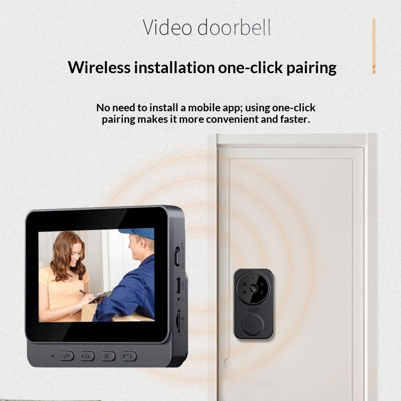 Smart Home Video Doorbell With Camera Surveillance Use Daily globalswanky 03