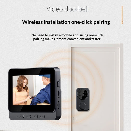 Smart Home Video Doorbell With Camera Surveillance Use Daily globalswanky 03