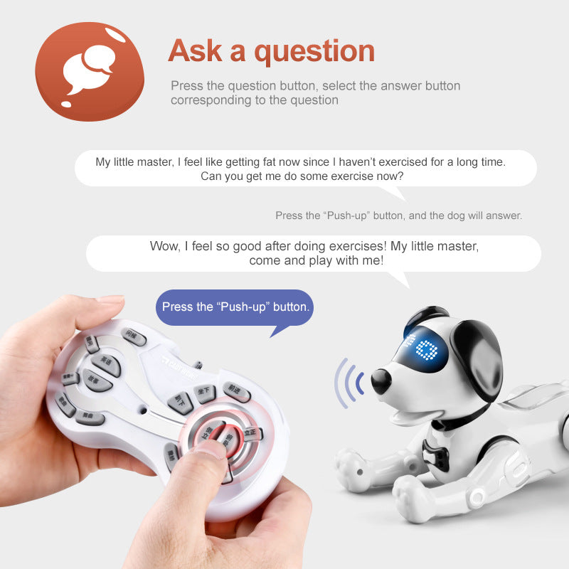  Smart Remote Control Robot Dog Early Educational Toy for Kids
global-swanky 3