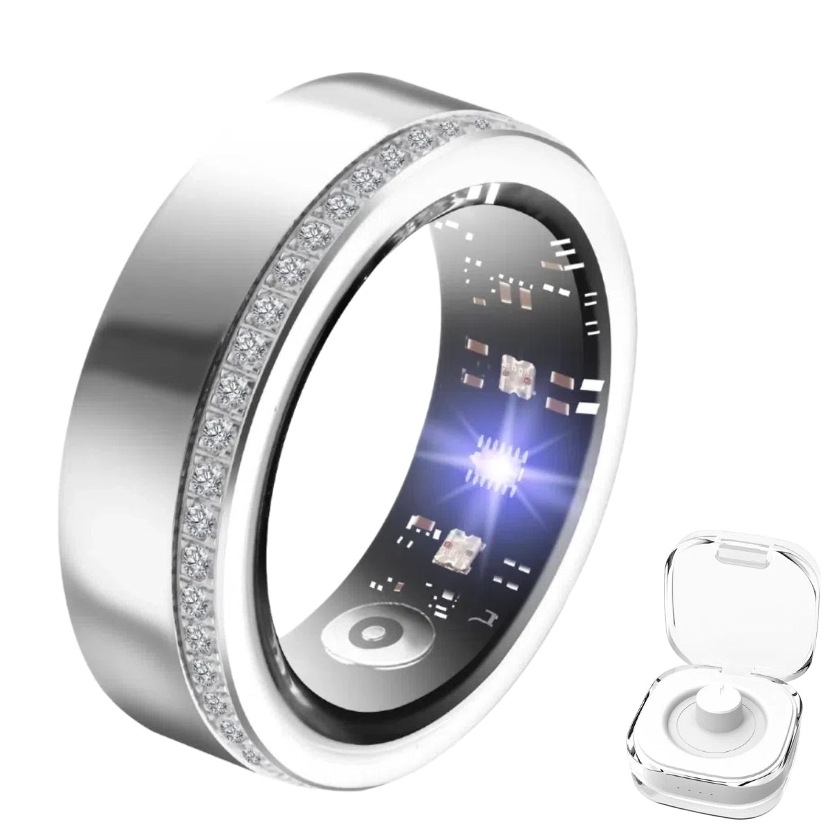  Smart Ring for Women – Luxury Diamond Ring with Tech Core
global-swanky 1