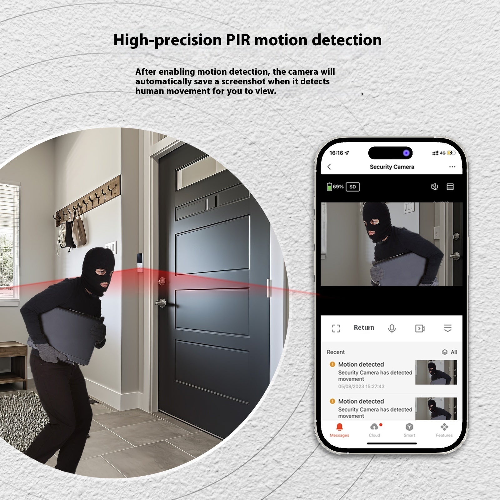 Smart Video Doorbell Camera with WiFi & Two-Way Audio Intercom Global swanky 2