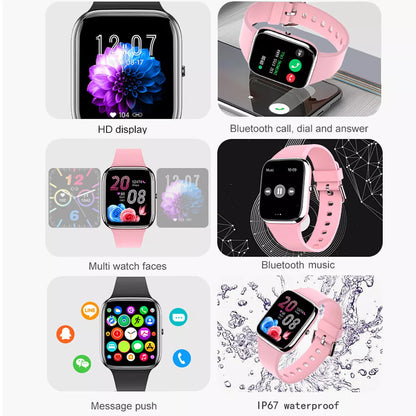 Smart Watch Men Women Fitness Tracker Blood Pressure Heart Rate Sport Watches UK Global swanky 2