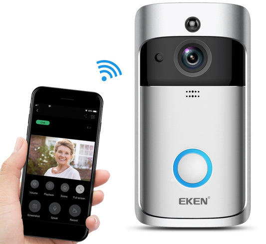 Smart Wi-Fi Video Doorbell – HD Security & Two-Way Audio global swanky 1