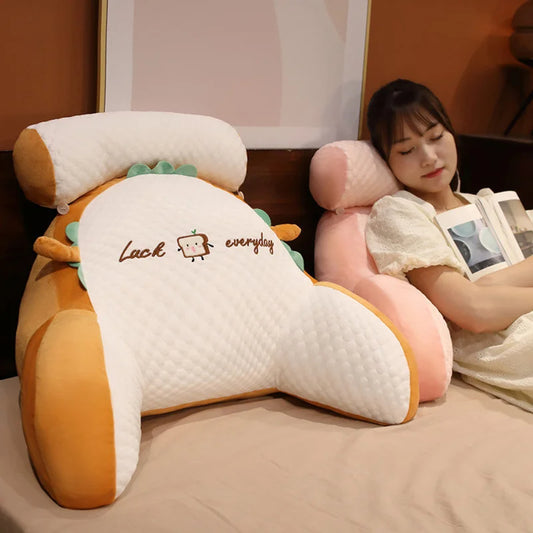 Sofa Fluffy Cushion Triangle Reading Backrest Pillow Comfort
global-swanky 1