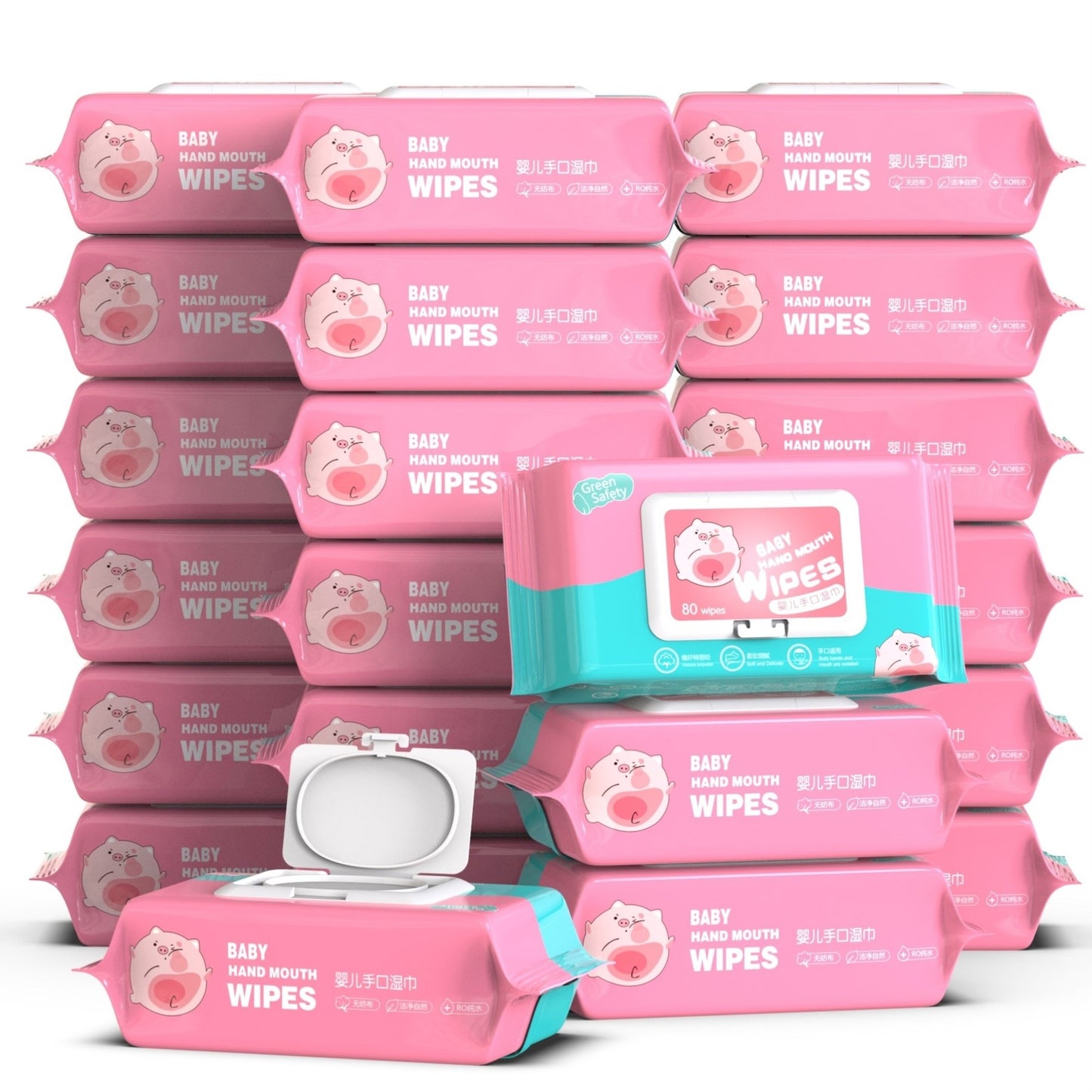Soft Alcohol-Free Baby Hand Wipes for Gentle Skin Care Global Swanky 1
