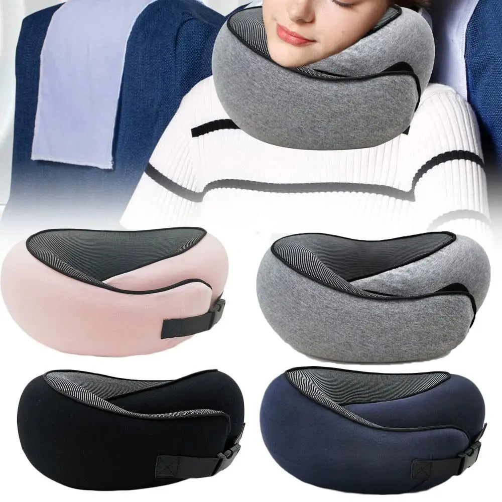  Soft Memory Foam Travel Neck Pillow –U-Shape Adjustable 
global-swanky 1