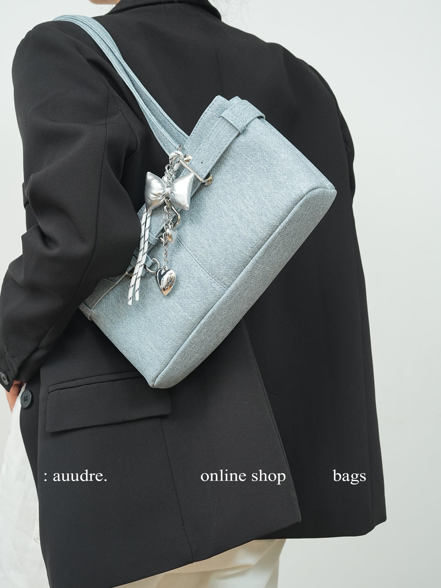 Soft PU Baguette Shoulder Bag with Pendant Daily Chic Style Global Swanky 3