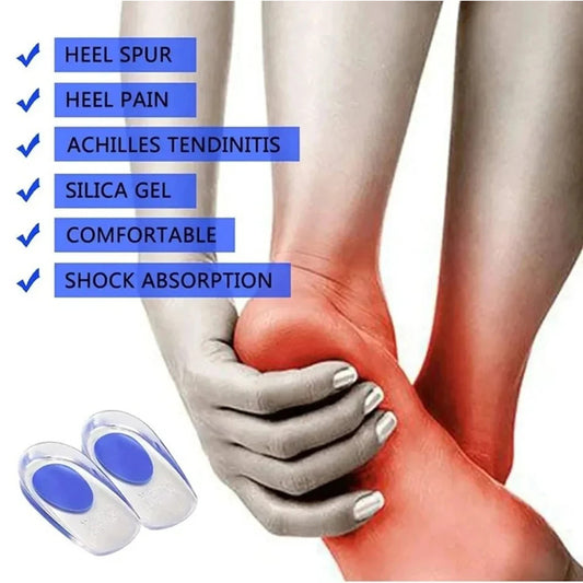 Soft Silicone Gel Insoles for Men & Women Comfort global Swanky 3