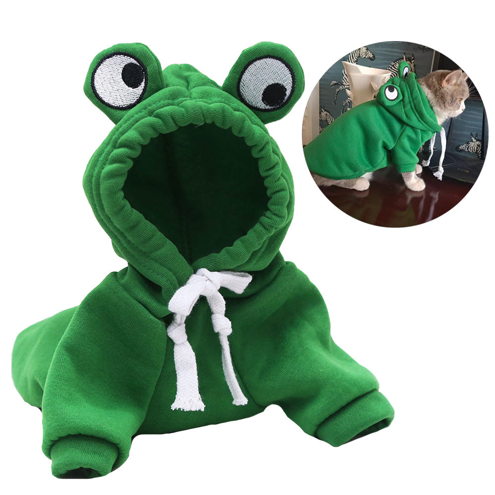  Soft Warm Cat & Dog Clothes – Funny Halloween Frog Sweatshirt
/global-swanky 1