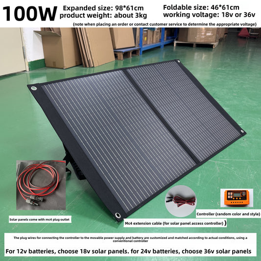 Solar Power Panel for Camping Travel and Emergency Power global-swanky 3