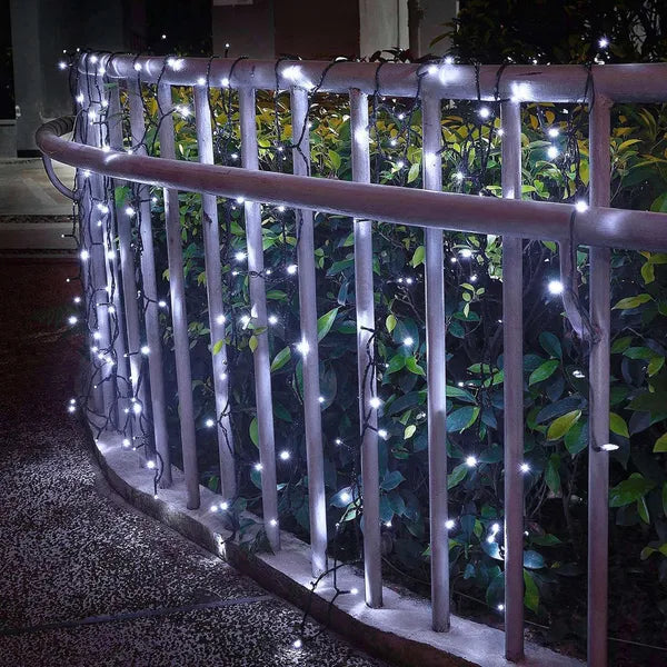 Solar String Lights 12M 100 LED Fairy Waterproof Garden Decor globalswanky 01