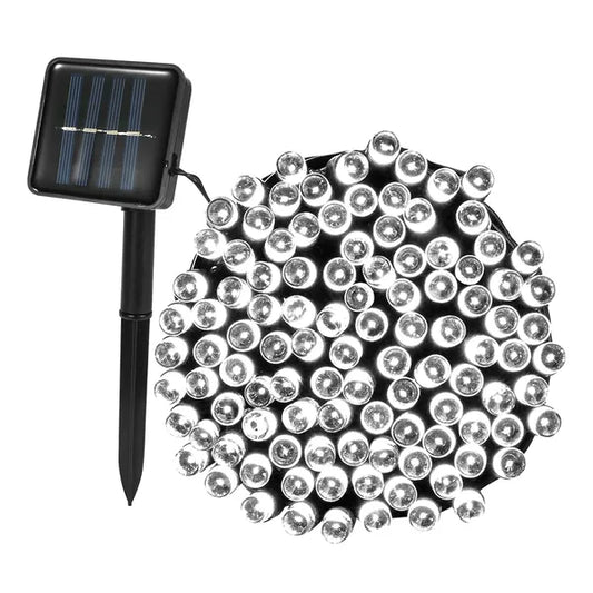 Solar String Lights 12M 100 LED Fairy Waterproof Garden Decor globalswanky 03