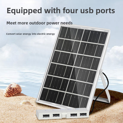  Solar USB Charger Panel with 4 Ports for Camping and Travel global-swanky 2