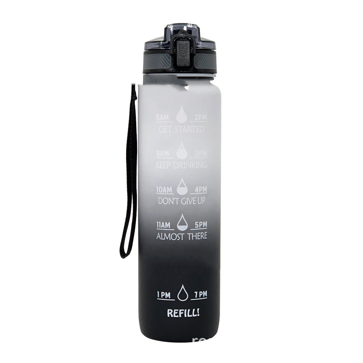 Sports Frosted Gradient Water Bottle for Gym Travel Daily Use Global swanky 3