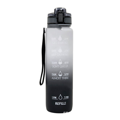 Sports Frosted Gradient Water Bottle for Gym Travel Daily Use Global swanky 3