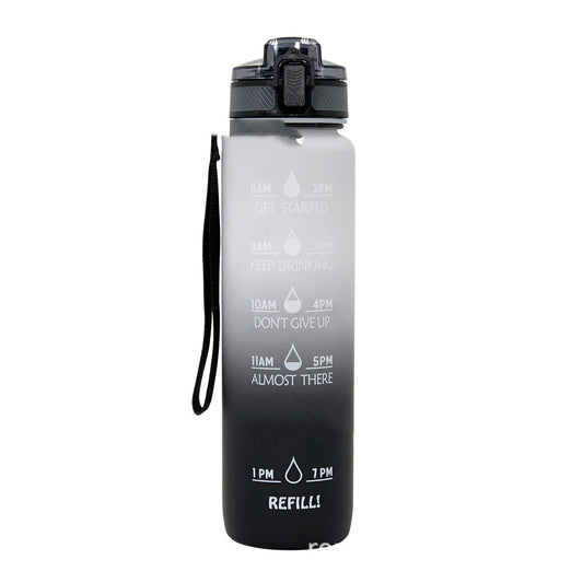 Sports Frosted Gradient Water Bottle for Gym Travel Daily Use Global swanky 3