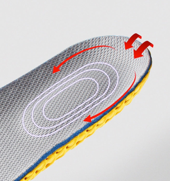 Sports Insoles With High Elastic Cushioning for Active Comfort Global swanky 2
