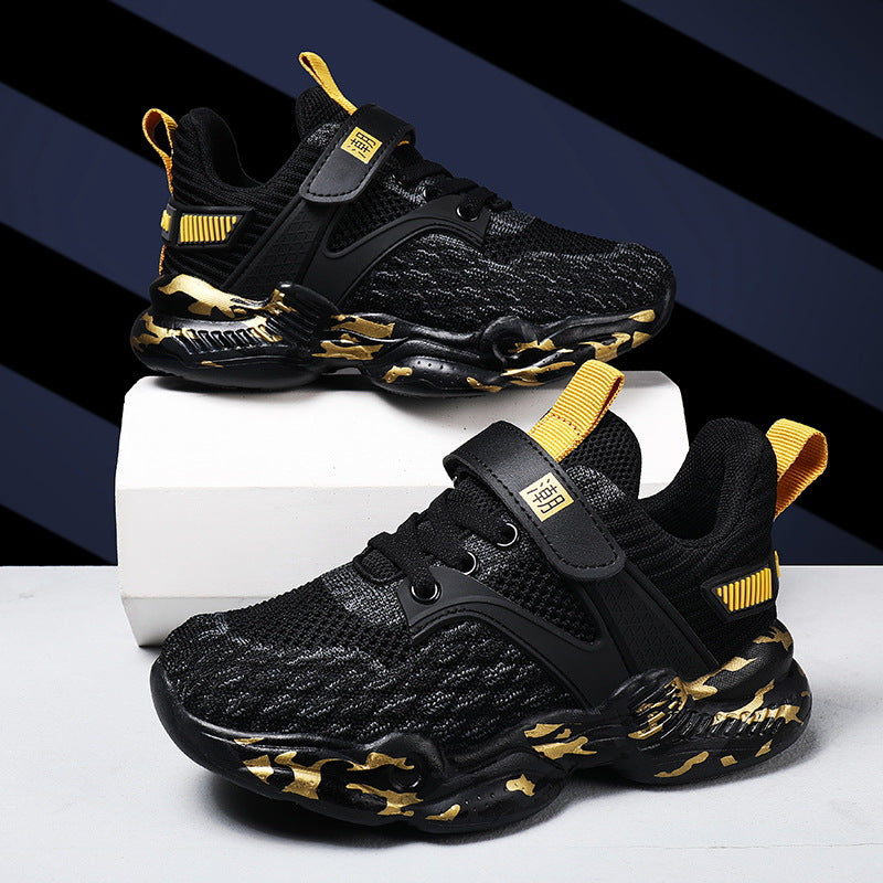 Spring And Summer Mesh Children's Sports Shoes Non-slip Boys Shoes Global swanky 3