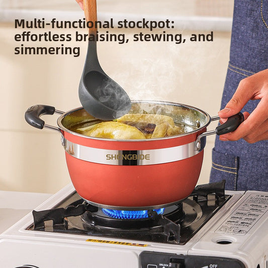 Stainless Steel Cookware Set 12-Piece Colorful Kitchenware global-swanky 2