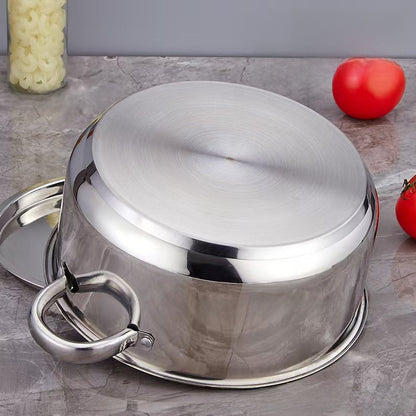 Stainless Steel Cookware Set 15-Piece Kitchen Pots & Pans global-swanky 2