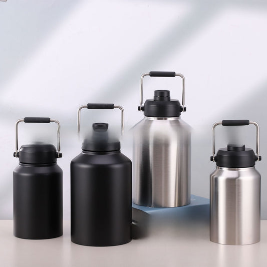 Stainless Steel Double Wall Insulated Water Bottle Large Capacity globalswanky 03
