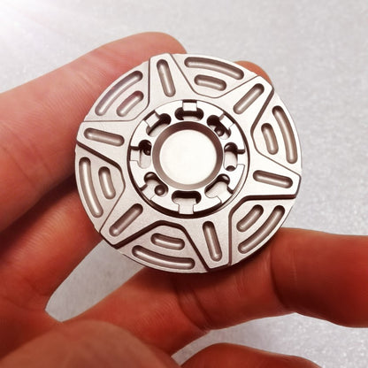 Stainless Steel Fidget Spinner Decompression Toy Gift Pack globalswanky 03