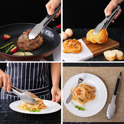 Stainless Steel Food Clip for Steak BBQ Buffet Serving Use globalswanky 02