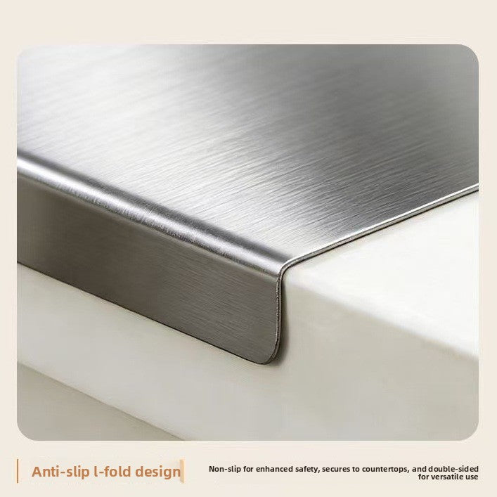 Stainless Steel Kitchen Cutting Board Global swanky 2