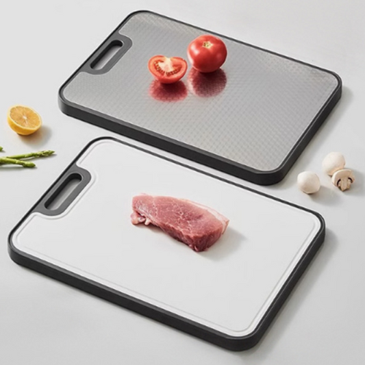 Stainless Steel Kitchen Cutting Board with Anti-Slip Base Global swanky 1
