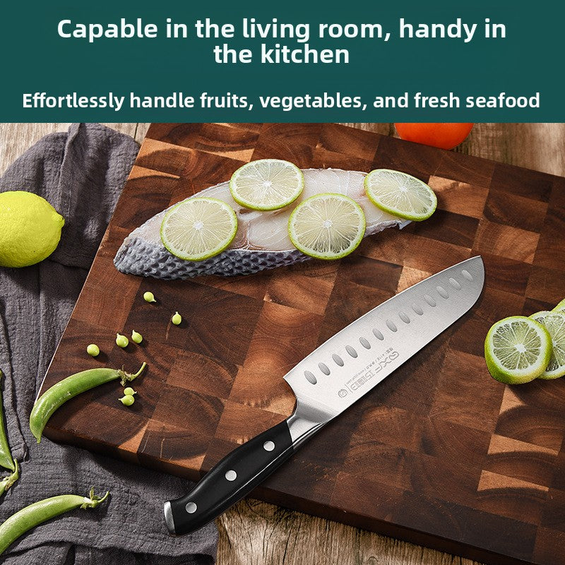 Stainless Steel Multipurpose Chef Knife German Kitchen Use globalswanky 03